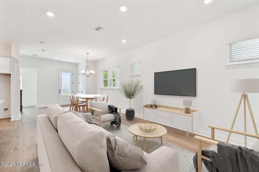 Furnished interior view inside a new home in Granville at eTown 34', Jacksonville (Image 13).