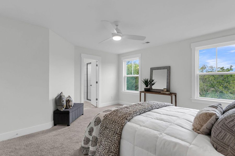 Furnished interior view inside a new home in , Charleston (Image 17).