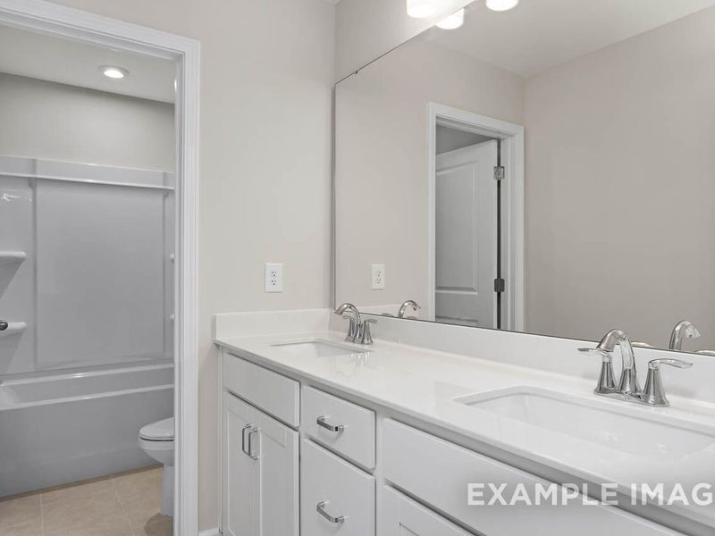 Furnished interior view inside a new home in Retreat at North Main, Lillington (Image 6).