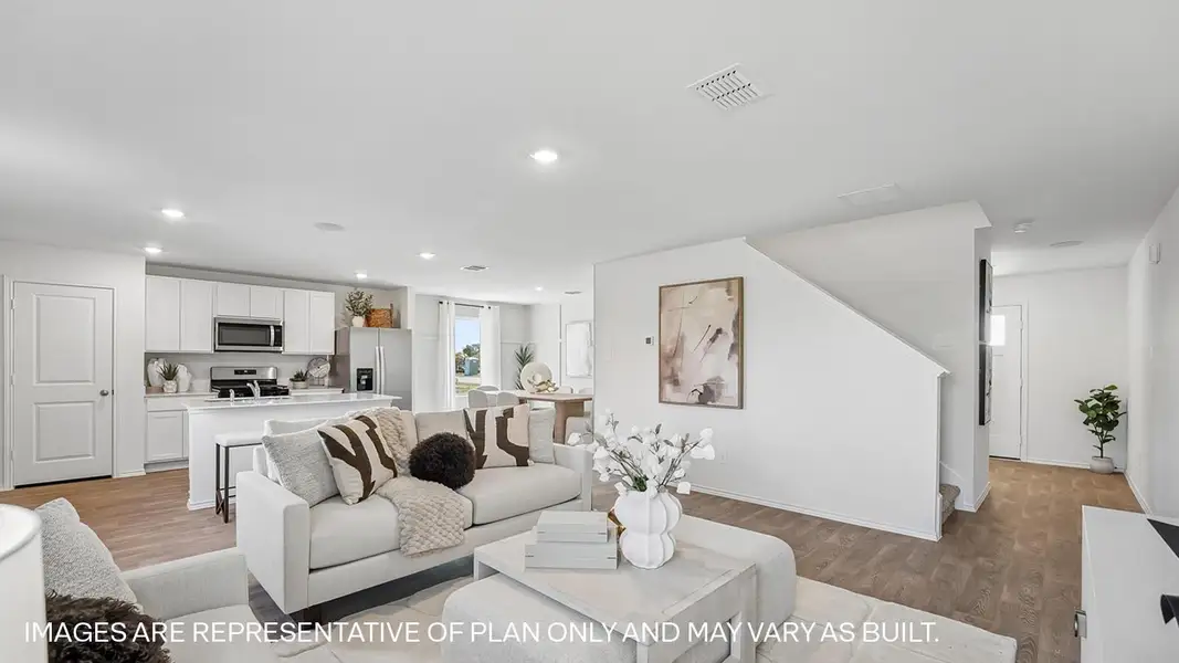 Furnished interior view inside a new home in Marigold, Kyle (Image 6).