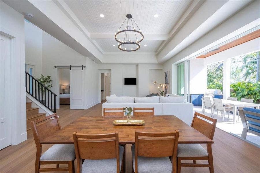 Furnished interior view inside a new home in , Sarasota (Image 41).