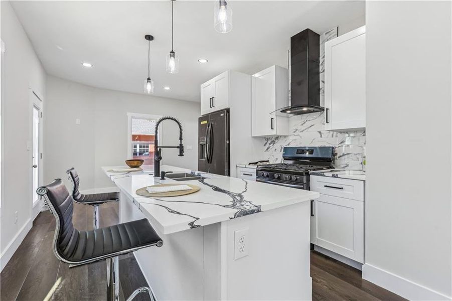 Furnished interior view inside a new home in , Atlanta (Image 17).
