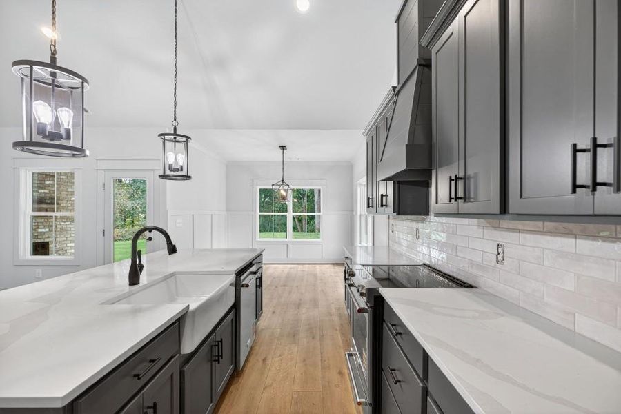 Furnished interior view inside a new home in , Dallas (Image 13).