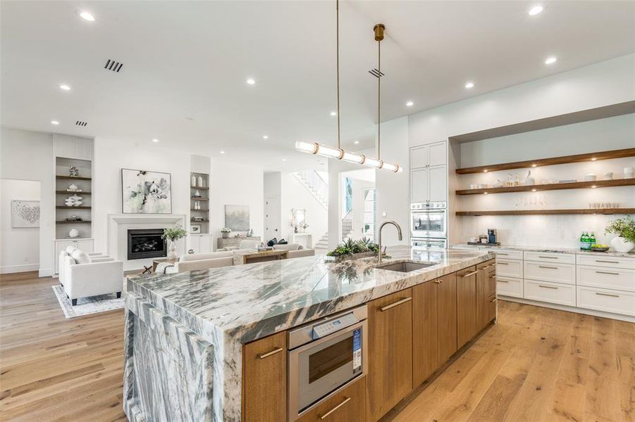 Furnished interior view inside a new home in , Dallas (Image 32).