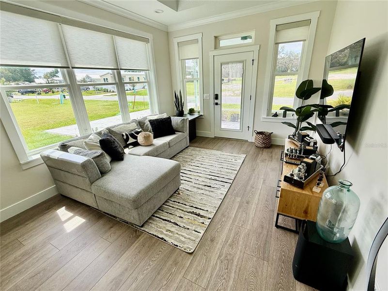 Furnished interior view inside a new home in , Oxford (Image 4).