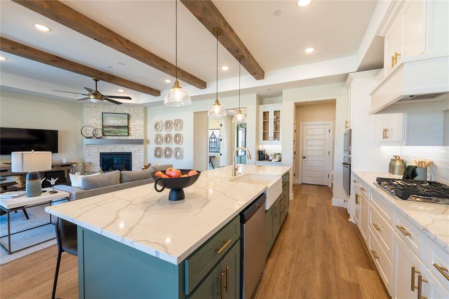 Furnished interior view inside a new home in , Prosper (Image 24).