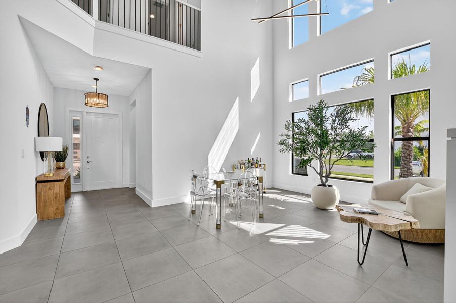 Furnished interior view inside a new home in , Boca Raton (Image 28).