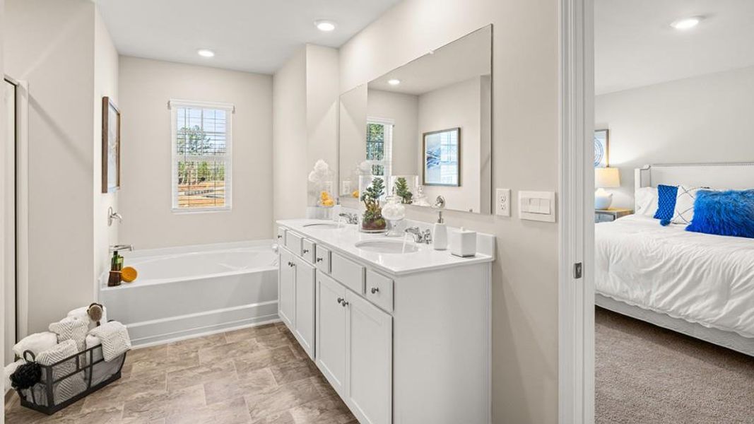 Furnished interior view inside a new home in Thompson Ridge, Dallas (Image 17).