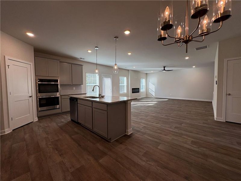 Furnished interior view inside a new home in Southern Hills, McDonough (Image 8).