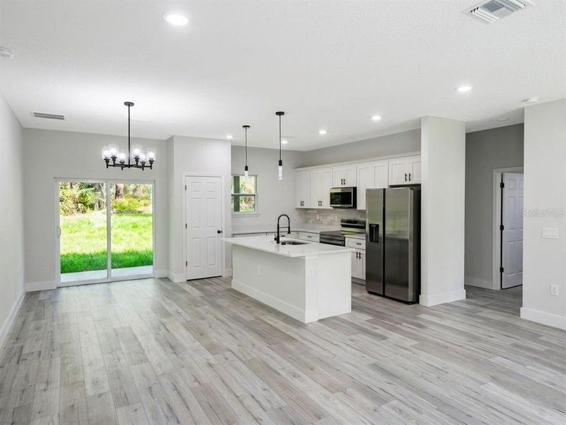 Furnished interior view inside a new home in , Citrus Springs (Image 3).