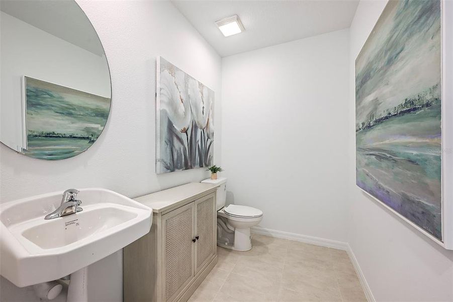 Furnished interior view inside a new home in Waterstone, Groveland (Image 4).