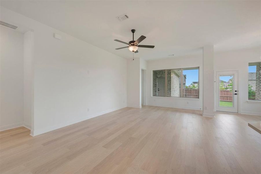Spacious, unfurnished interior of a new home in Karis - Village Series, Crowley (Image 24).
