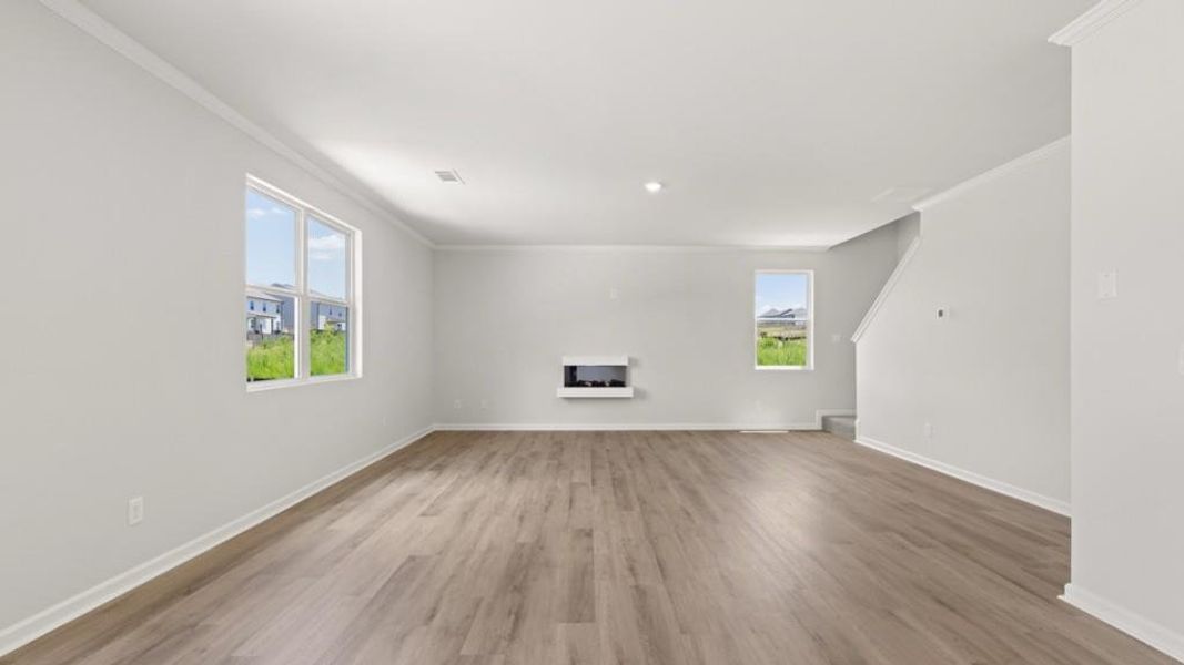 Spacious, unfurnished interior of a new home in Hamptons at Riverwood South, Dallas (Image 21). Spacious, unfurnished interior of a new home in Hamptons at Riverwood South, Dallas (Image 21).