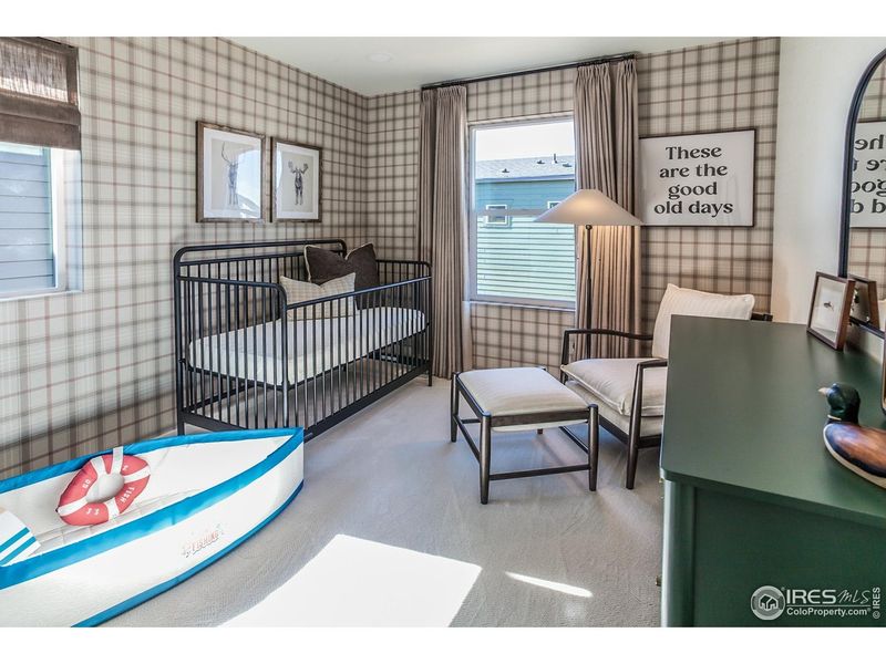 Furnished interior view inside a new home in Prairie Song Story Collection - Single Family Homes, Windsor (Image 33).