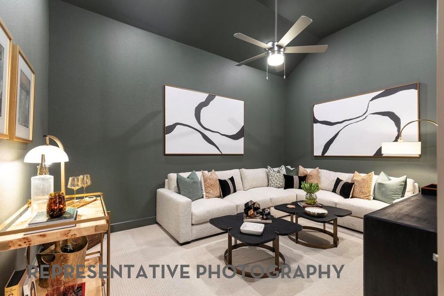Furnished interior view inside a new home in Elyson, Katy (Image 33). Furnished interior view inside a new home in Elyson, Katy (Image 33).