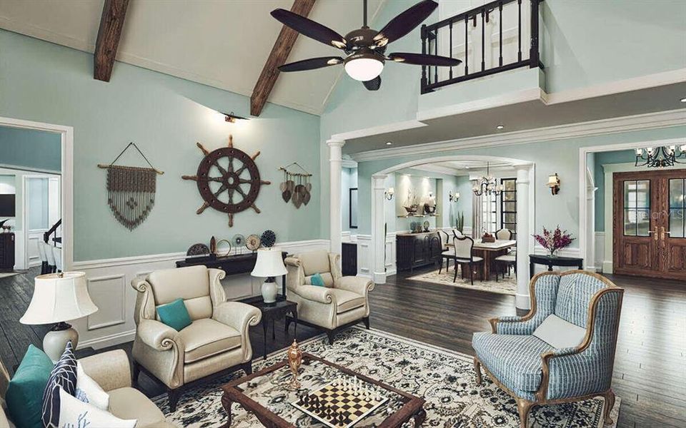 Furnished interior view inside a new home in , Dade City (Image 7).