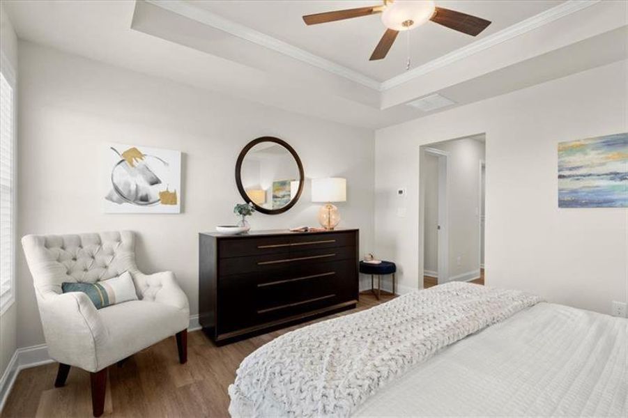 Furnished interior view inside a new home in , Dacula (Image 20).