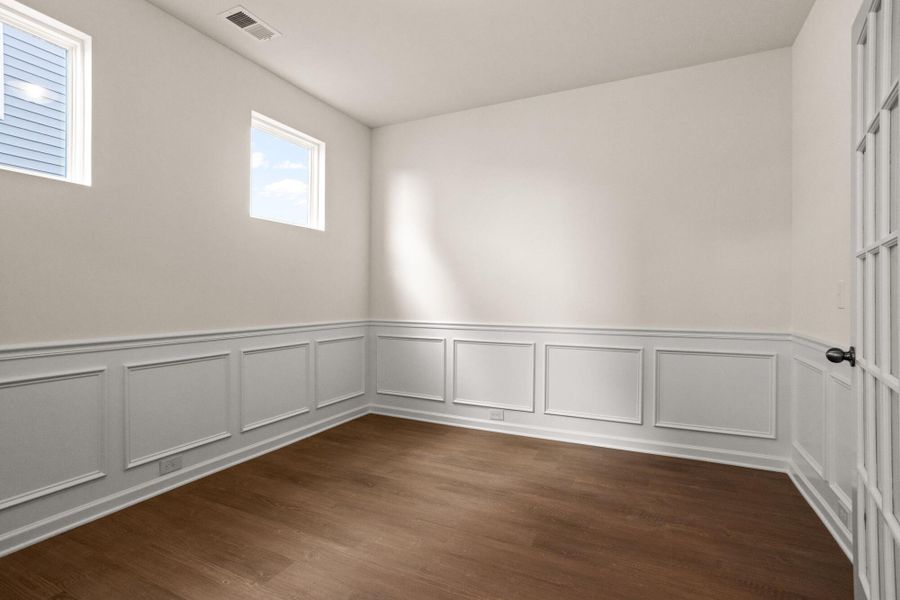 Spacious, unfurnished interior of a new home in Harrington, Greenville (Image 16). Spacious, unfurnished interior of a new home in Harrington, Greenville (Image 16).