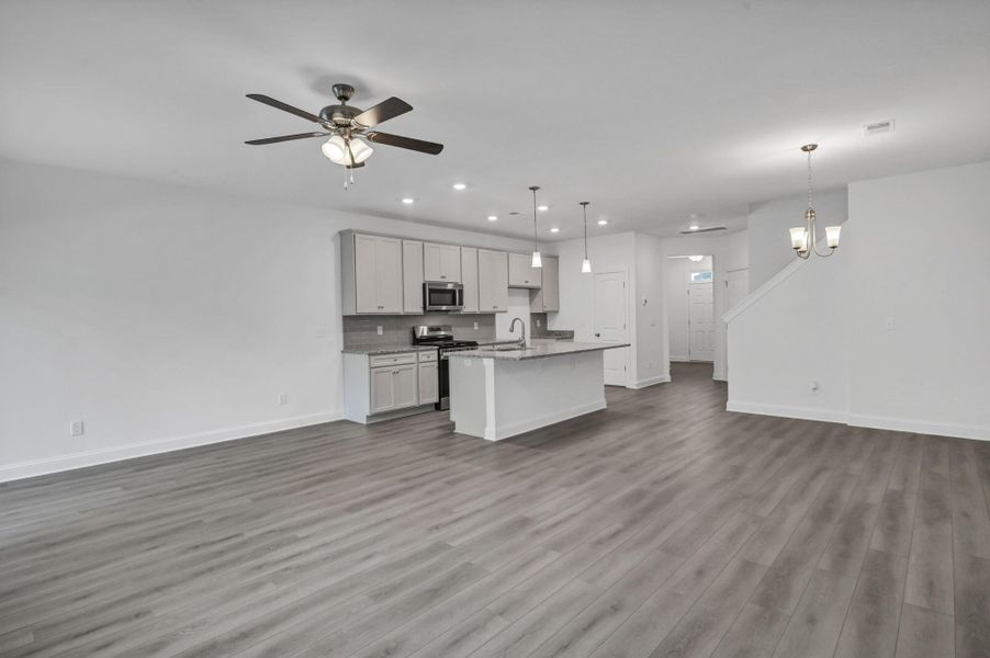Spacious, unfurnished interior of a new home in Kensington Place Townhomes, Lexington (Image 22).