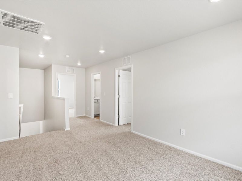 The Pagosa floorplan interior image taken at a Meritage Homes community in Greeley, CO.