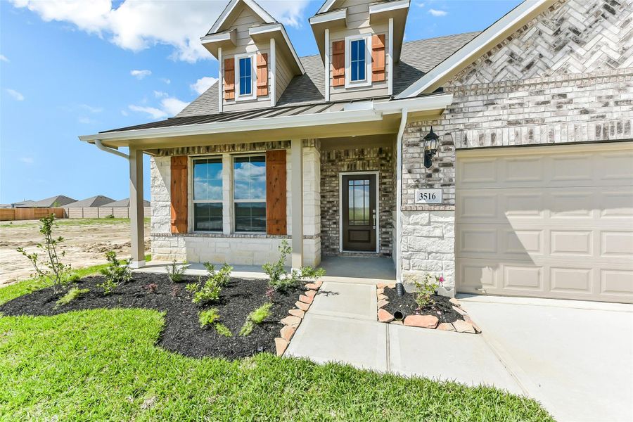 Exterior details and patio area of a home in River Ranch Meadows, Dayton (Image 3). Exterior details and patio area of a home in River Ranch Meadows, Dayton (Image 3).