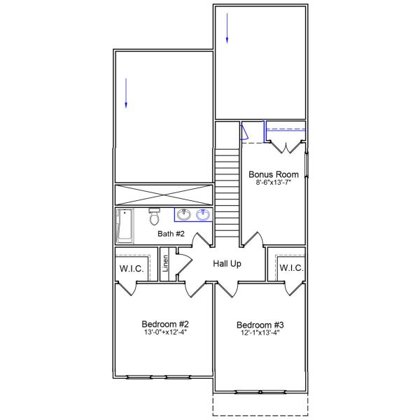 2D floor plan layout of this home in Ellington, Elgin, SC (Image 4). 2D floor plan layout of this home in Ellington, Elgin, SC (Image 4).