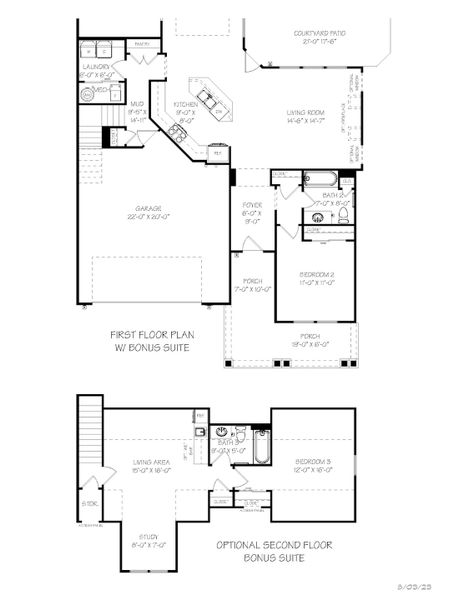 2D floor plan layout for the Portico by Epcon Communities in The Courtyards at Holly Springs, Canton, GA (Image 45). 2D floor plan layout for the Portico by Epcon Communities in The Courtyards at Holly Springs, Canton, GA (Image 45).