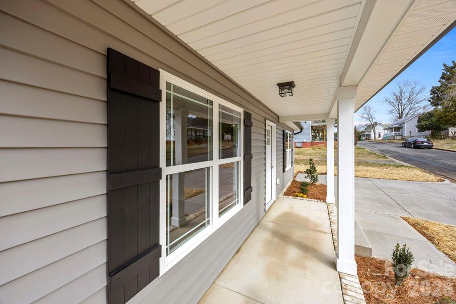 Exterior details and patio area of a home in , Norwood (Image 33).