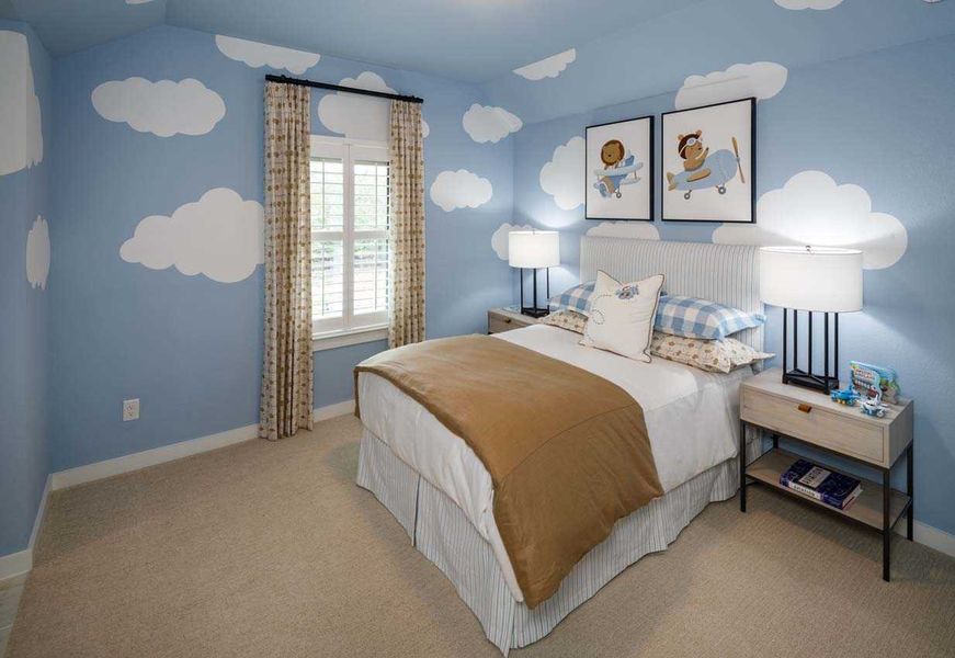 Representative Secondary Bedroom - some options shown