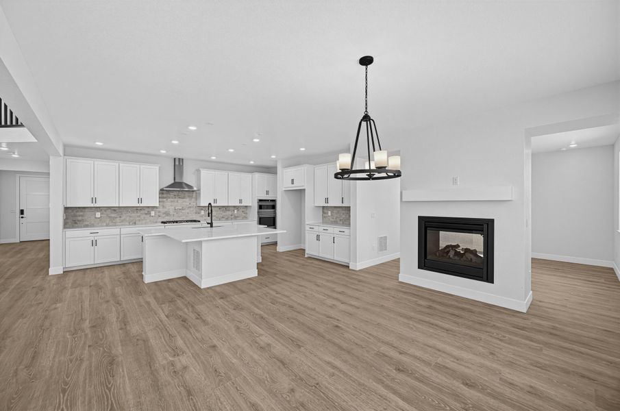 Furnished interior view inside a new home in Macanta, Castle Rock (Image 8).