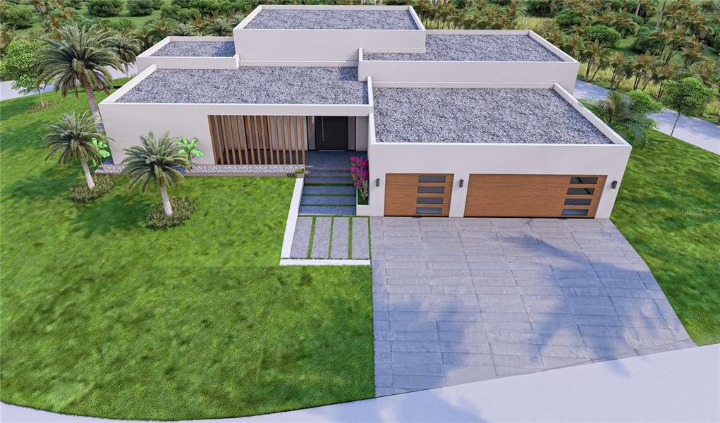 Front exterior of a new home in , Port Charlotte, FL, highlighting curb appeal (Image 9).