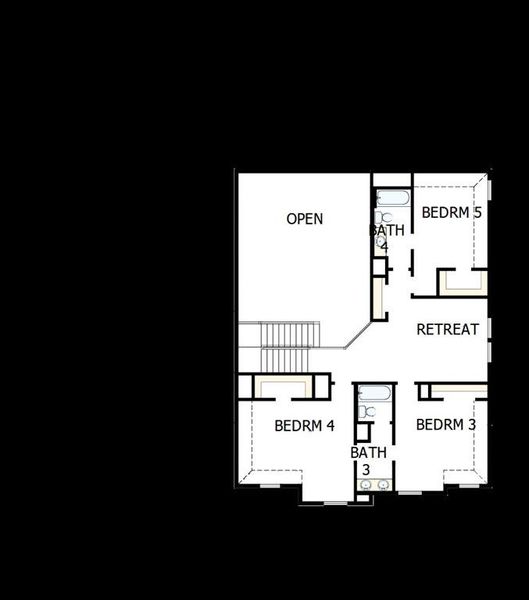 Image 3 of a home in Northshore at Lakewood Village - Estate Series.