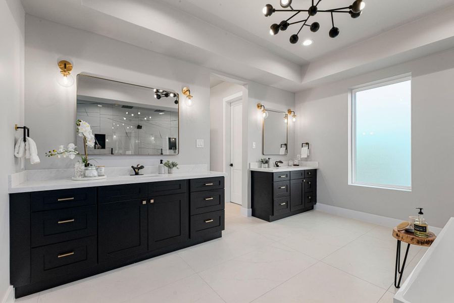 Furnished interior view inside a new home in , Houston (Image 15).