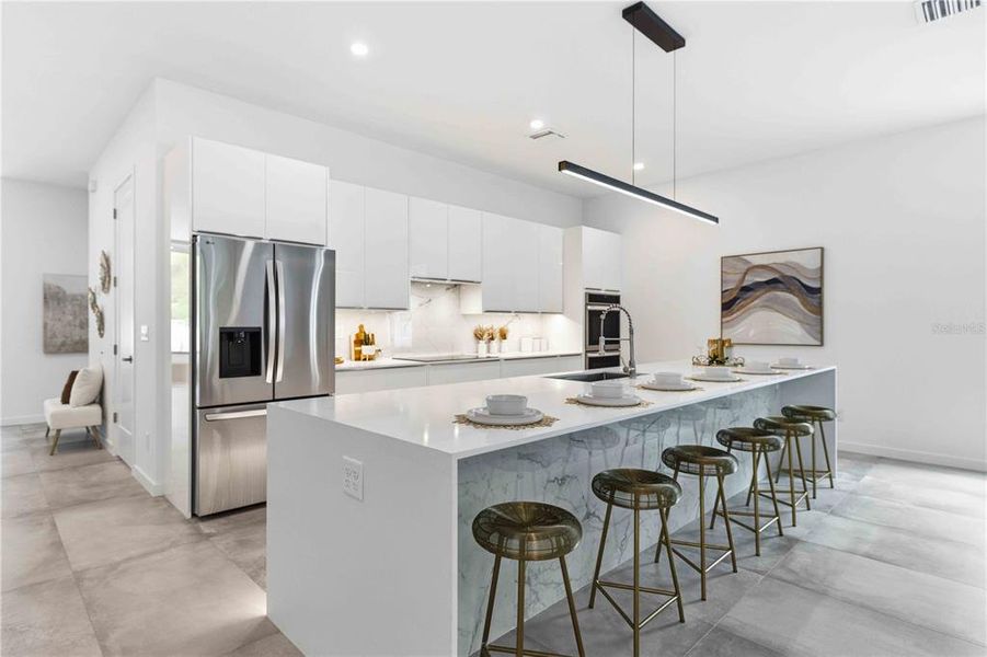 Furnished interior view inside a new home in , Sarasota (Image 12).