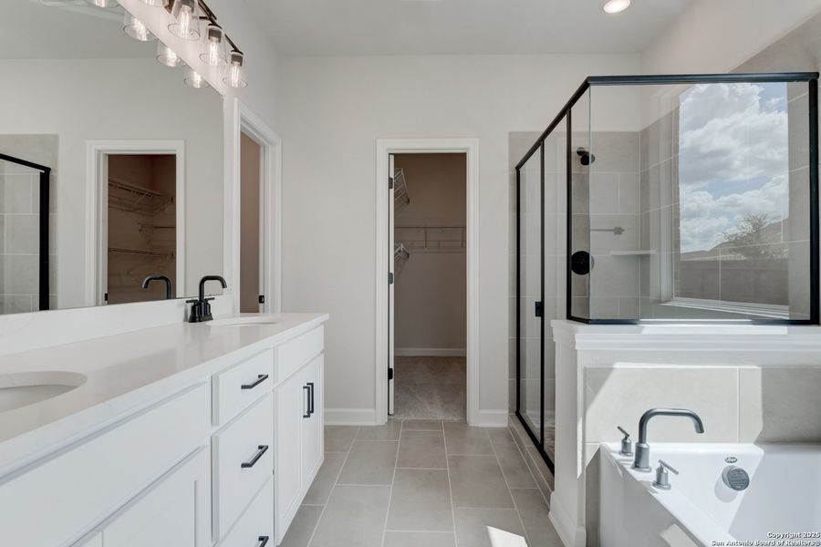 Furnished interior view inside a new home in Megan's Landing 50's, Castroville (Image 17). Furnished interior view inside a new home in Megan's Landing 50's, Castroville (Image 17).