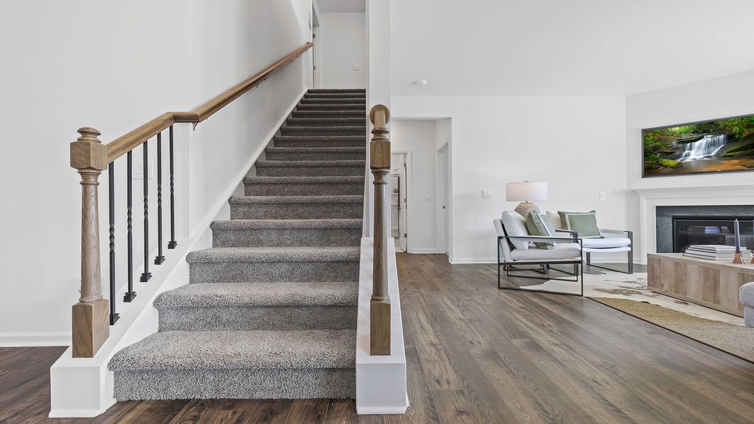Representative furnished interior of a home built from the HAYDEN by D.R. Horton in Foxbank, Gray Court (Image 20). Representative furnished interior of a home built from the HAYDEN by D.R. Horton in Foxbank, Gray Court (Image 20).