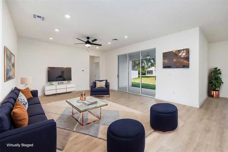 Furnished interior view inside a new home in , Palm Coast (Image 12). Furnished interior view inside a new home in , Palm Coast (Image 12).