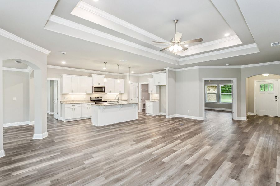 Representative unfurnished interior of a home built from the The Sapphire Estate by Herbst Homes in Walther Reserve, Milton (Image 16).