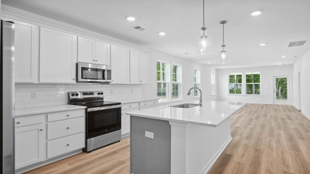 Furnished interior view inside a new home in , Summerville (Image 9).
