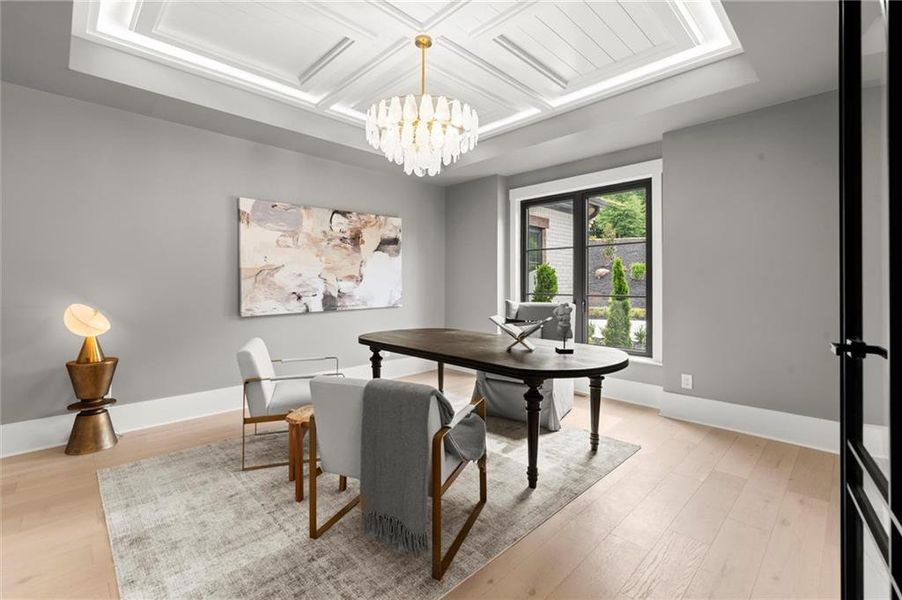 Furnished interior view inside a new home in , Alpharetta (Image 48).