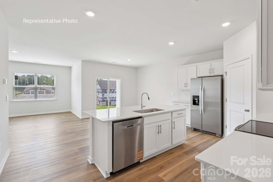 Furnished interior view inside a new home in Brinkley Ridge, Kings Mountain (Image 12).