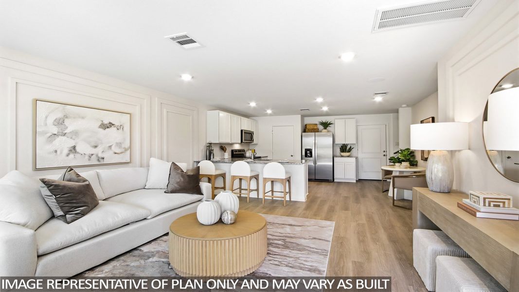 Furnished interior view inside a new home in Gemini, Splendora (Image 3). Furnished interior view inside a new home in Gemini, Splendora (Image 3).