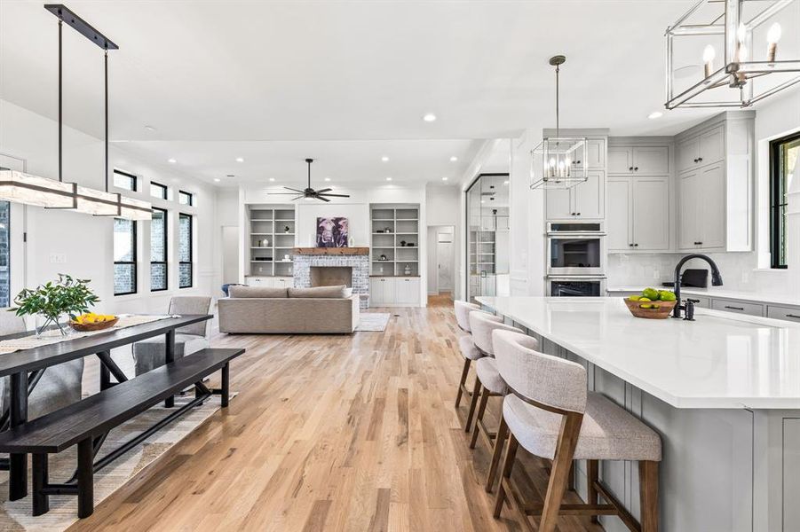 Furnished interior view inside a new home in , Aledo (Image 10).