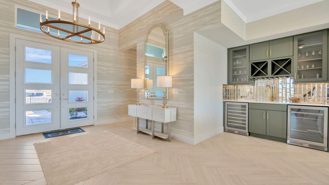 The Entry Way of another Grand Sabal Model which is available at Serengeti.