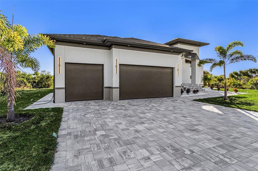 Front exterior of a new home in , Port Charlotte, FL, highlighting curb appeal (Image 22).