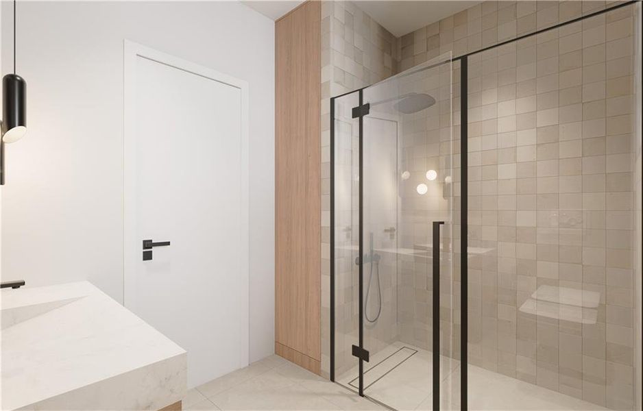 Furnished interior view inside a new home in , Sugar Hill (Image 30).