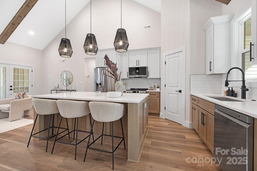 Furnished interior view inside a new home in , Gastonia (Image 16).