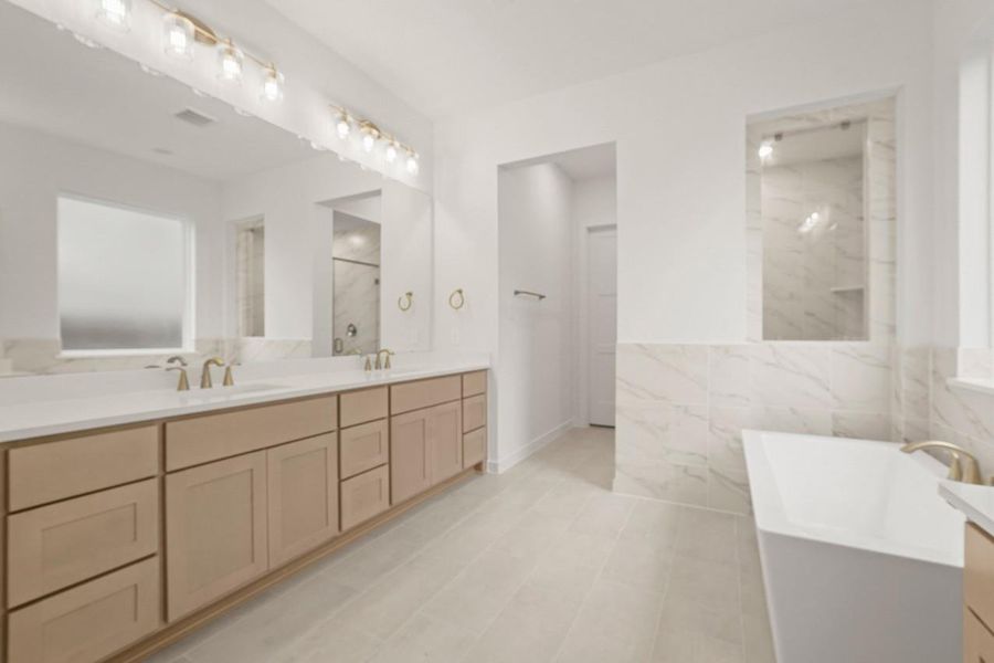 Furnished interior view inside a new home in Grange, Katy (Image 5).