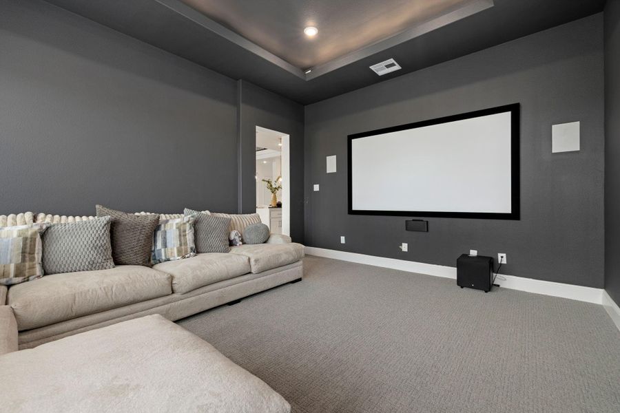 Furnished interior view inside a new home in Pomona, Manvel (Image 9).