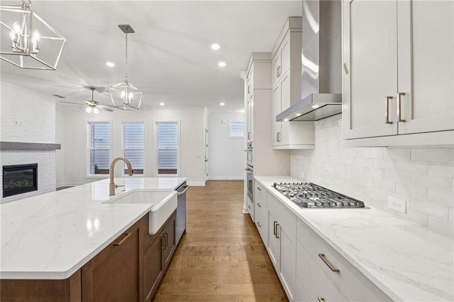 Furnished interior view inside a new home in Promenade at Sawnee Village, Cumming (Image 7).